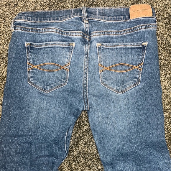 Abercrombie & Fitch girls Blue skinny Jeans sz 16 slim - Picture 4 of 5